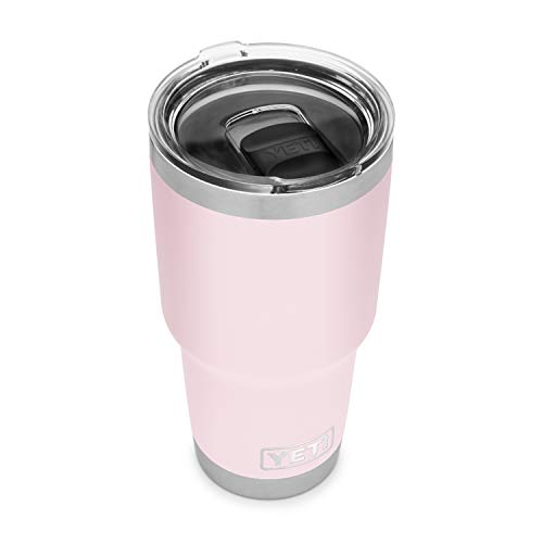 YETI Rambler 30 oz Tumbler, Stainless Steel, Vacuum Insulated with MagSlider Lid, Ice Pink