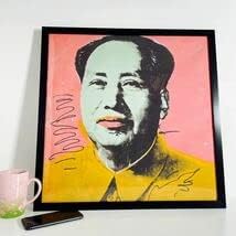 50cm×50cmポスターアンディ ウォーホル 「毛沢東」 ANDY WARHOL