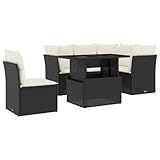 【Expérience d'assise confortable :】 ce mobilier d'extérieur, doté de coussins épais, offre une expérience d'assise confortable.