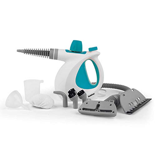 Beldray BEL0701TQN 10-in-1 Handheld Steam Cleaner, 1000 W, Turquoise
