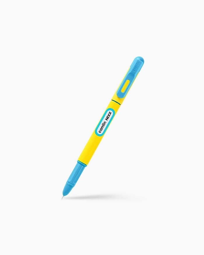 Image of Camel Nexx Fountain Pen - Pack of 1 | Smooth Ink Flow | Ergonomic Grip | Stylish Multicolour Body (Colour May Vary)