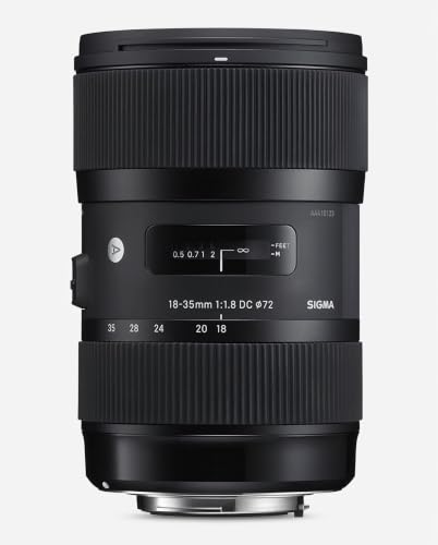 Sigma 18-35mm F1.8 Art DC HSM Lens for Canon, Black