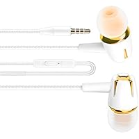 kawehiop 4 Juegos de Auriculares con cable Auriculares intrauditivos con reducción de ruido Ejecución de música Reproducción de video Juegos TV Teléfono móvil Auriculares para computadora portátil