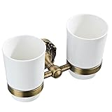 Matériau : l'étagère et le châssis sont en cuivre, la carte de montage est en acier inoxydable et la tasse est en céramique.