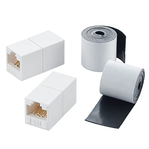 エレコム LAN コネクタ 中継コネクタ CAT6A簡易防水テープ (屋外対応版) 2個入り LD-VAPFR6A/SETのサムネイル