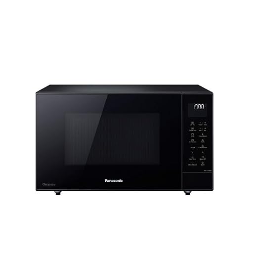Panasonic NN-CT56RBBPQ 27L Inverter Combi Microwave with Grill, Oven and Air Fry, Black, 1000W