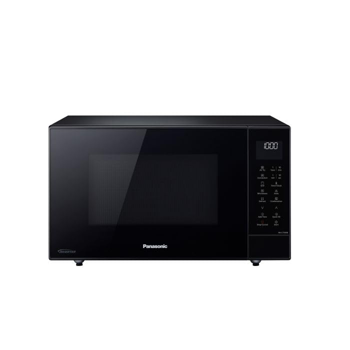 Panasonic NN-CT56RBBPQ 27L Inverter Combi Microwave with Grill Oven and Air Fry Black 1000W