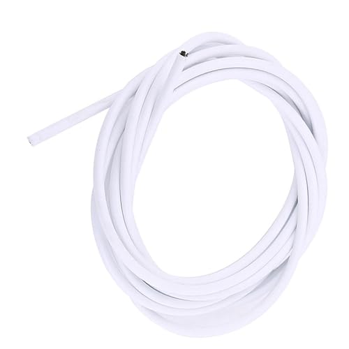 lvifloae Bicycle Derailleur Shifter CablesShifter and Brake Cable Housings Red Shifter Cable Tubes for Mountain Road Bicycle Repairs (White)