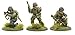 Warlord Bolt Action US Airborne Paratroopers 1:56 Tabletop Miniatures - Plastic Paintable Miniature WWII Soldiers Set, Unpainted Table Top 28mm Military Minifigures for Adults - Gaming Figurines Pack