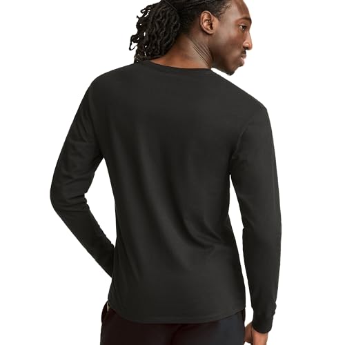 Image of Champion Men's Long Sleeve T-shirt, Classic T-shirt for Men (Reg. Or Big & Tall)