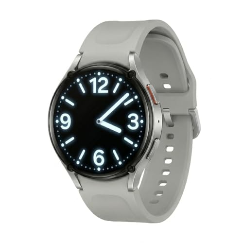 Samsung Galaxy Watch 7 (44mm) AI Smartwatch w/ 1.5 AMOLED Wear OS 5 Wi-Fi Bluetooth Heart Rate Sleep Apnea & GPS Fitness Tracker International Model L310 (w/Fast Charger Silver)