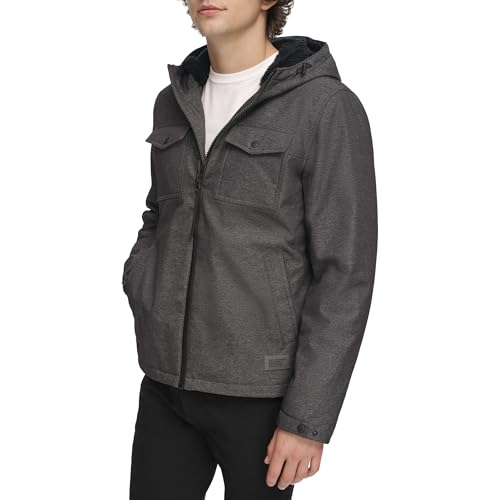 Image of Levi's Men's Soft Shell Two Pocket Hooded Trucker Jacket
