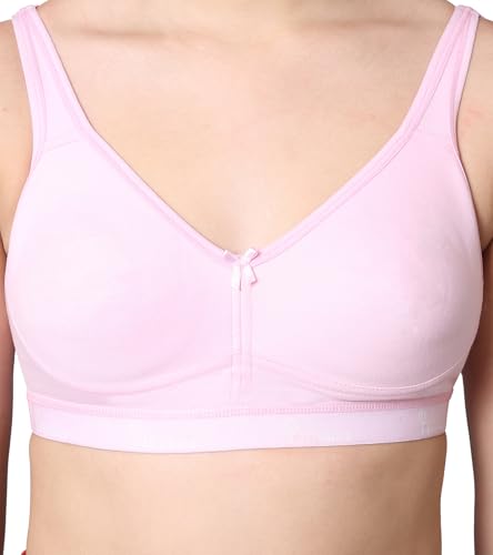 Image of Pack of 1 Non Padded Wire Free Seamless Full Coverage Sports Bra