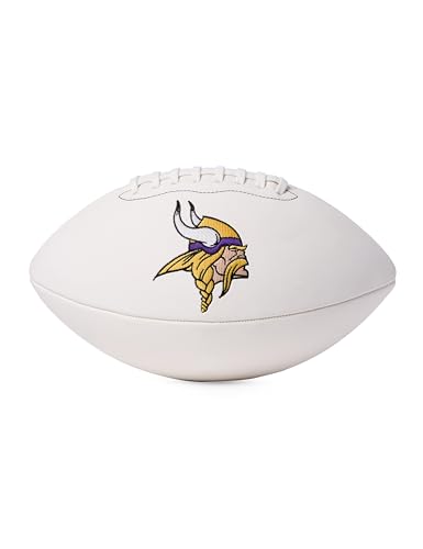 WILSON NFL Live Signature Autograph Football - Official Size Minnesota Vikings