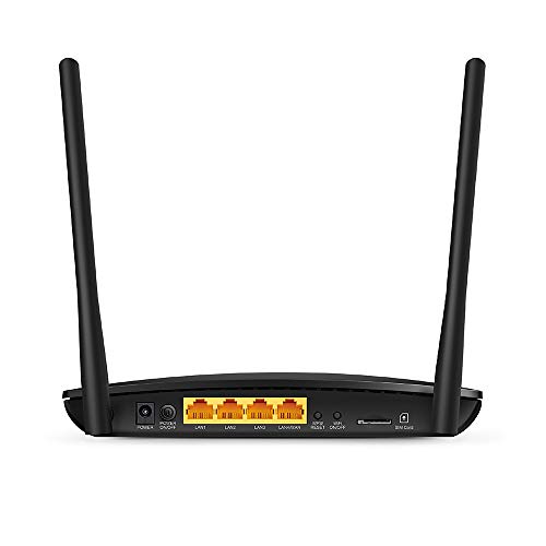 Image of TP-Link TL-MR6400 300 Mbps 4G Wi-Fi Wireless Router and Dr Com Smart UPS 8000mAh Power Backup DRU-8000