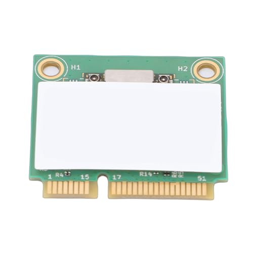 Yunseity Tarjeta de Red Inalámbrica WiFi 6 Bluetooth 5.3 5400Mbps, Interface MINI PCIe con antenas Duales para Laptops con Windows 10 y 11 miniatura 1