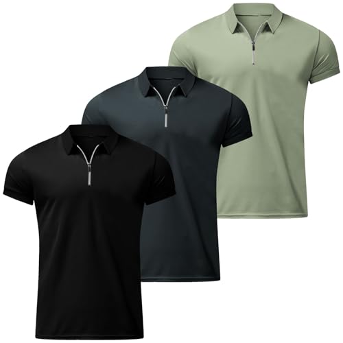 Polo homme manches courtes vêtement travail boutonné haut golf fin respirant