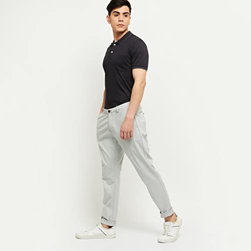 Image of Max Men Solid Slim Fit Polo T-Shirt