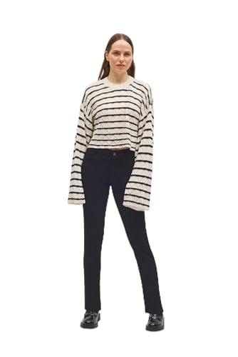YSABEL MORA Pantalone Jeans Effetto Push-Up Slim Migliora Figura Vestibilità Favorevole Taglio Slim Stampante Glutei Vita Alta Ideale Giorno Giorno Giorno Combinabile Abbigliamento Tessuto Jeans 97%