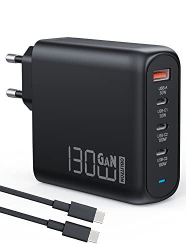 Cargador multi puerto Tipo C para evitar cables enredados en casa