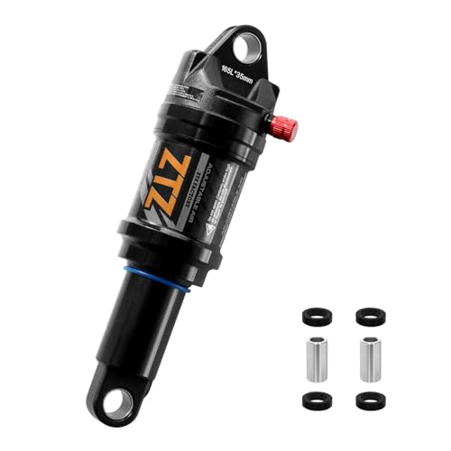 Mountain Bike Rear Shock Air Pressure Shock Absorbers 165mm 35mm Travel Hydraulic Rear Suspension Shock for Mtb/e-bike