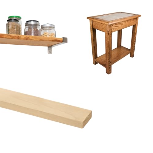 Tablero de proyecto de álamo para mejoras del hogar, madera dura S4S para bricolaje casero