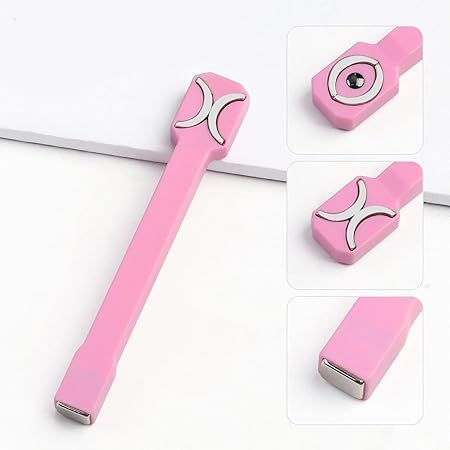 Image of THR3E STROKES 3 in 1 Nail Magnet Tool Cat Eye 3D Nails Art Cat Eye Gel Nail Polish Magnet Multi-Function, Cat Eye Nail Design Tools Double-Head Magnet Pink, Nails Magnet Strong Suction for Home DIY, Salon (EYE MAGNET)
