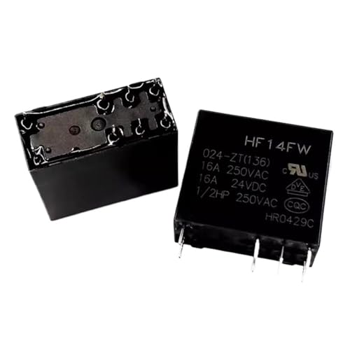 Evita sobrecalentamientos con el Relay HF14FW-024-ZT 24V de 16A para cargas inductivas