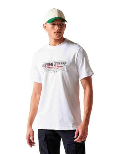 11 Degrees Camiseta STREETWEAR GRAPHIC - White S