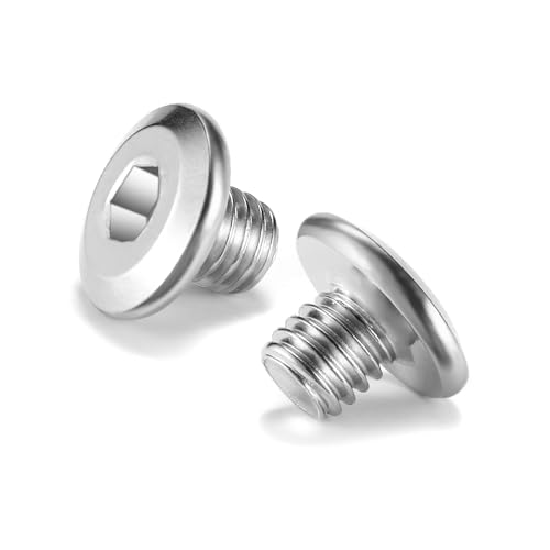 Vis M5 x 6 mm tête plate hexagonale inox 304 lot de 20 pièces avec clé