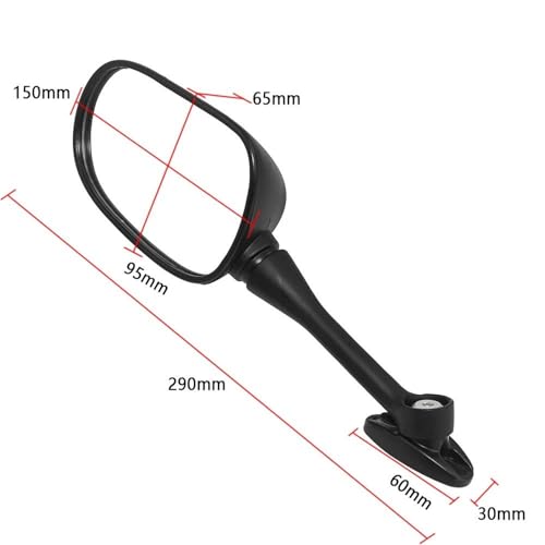 Rétroviseurs de vélo de sport pour CBR 1000 RR rétroviseur latéral moto noir - 3