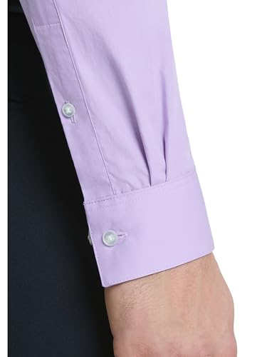 Image of Van Heusen Men's Poplin Regular Fit Solid Point Collar Dress Shirt