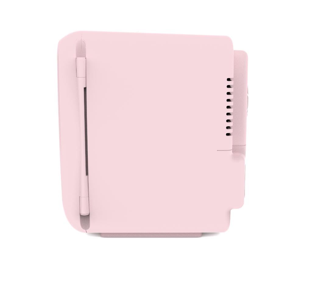 Frigidaire Pink Mini Personal Fridge Cooler, 1 Gal Capacity Fits Six Cans, Includes Plugs For Home Outlet & Dc Charger, Built In Bluetooth Speaker on Fridge.com - View 6