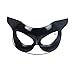 Soochat Catwoman Mask Half Face Cat Mask Halloween Costumes masquerade Costume Party (Black)
