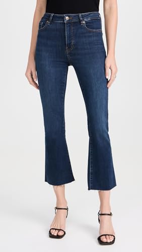 FRAME Women's Le Crop Mini Boot Raw After Jeans2