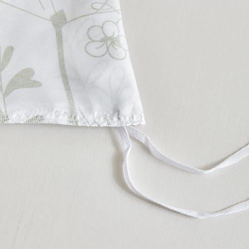 Housse de couette 230x260 cm à petites fleurs colorées avec zip