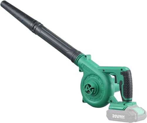 Image of KIMO Cordless Leaf Blower & Vacuum with 2 X 2.0 Battery & Charger, 2-in-1 20V Leaf Blower Cordless, 150CFM Lightweight (w /Leaf Blower Bare Tool)