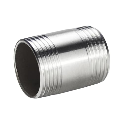 Niple de acero inoxidable 304 de 3/8 con rosca macho resistente a la corrosión 2
