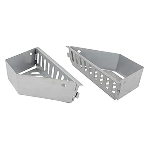 Dangrill Holzkohle-Körbe Char-Basket Kohlekorb Grillzubehör Grill BBQ 2er Set Cover