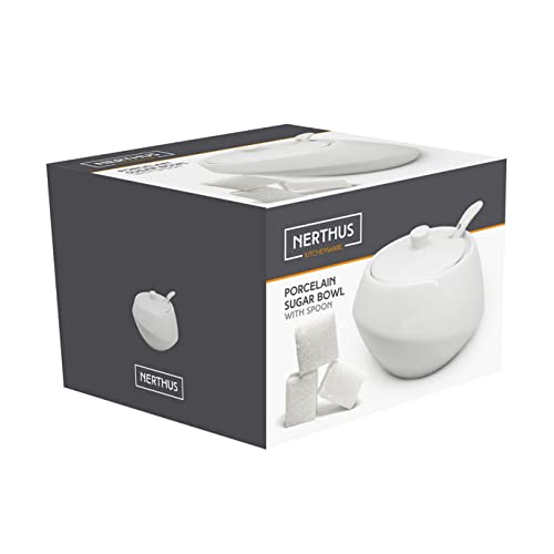 Miniatura 3 de Nerthus Azucarero De Porcelana, Blanco, Talla Única