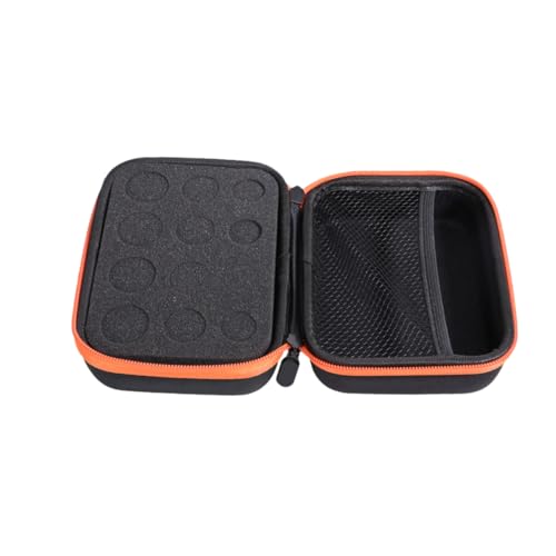 DONFAMDS スロット 対応精油収納バッグ 耐衝撃ハードケース オレンジ色 ロ