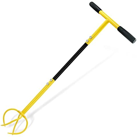 Byhagern Twist Tiller Manual, Garden Claw Cultivator with Long Handle, Hand Tiller Tool for Plant Box and Gardening Bed Cover