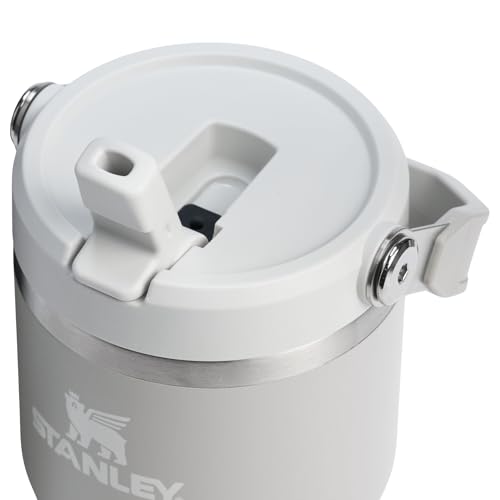 Image of STANLEY IceFlow 2.0 Flip Straw Tumbler with Handle 20 oz | Twist On Lid and Flip Up Straw | Leak Resistant Water Bottle | Insulated Stainless Steel | BPA-Free | Ash