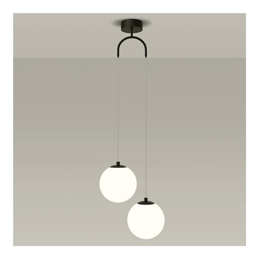 Suspension moderne boule de verre luminaire salon chambre salle à manger
