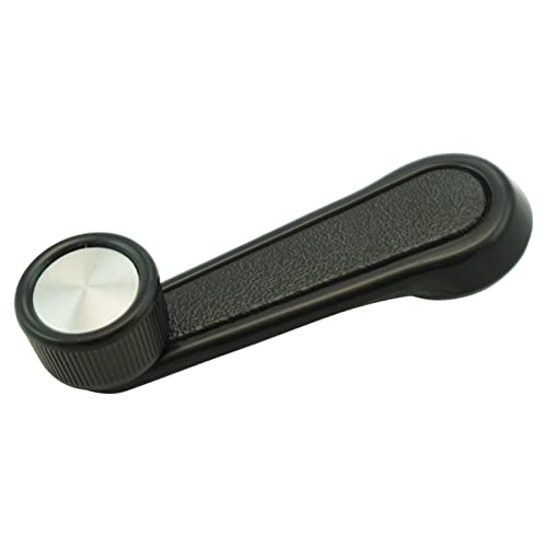 Image of TRQ Window Crank Handle Chrome & Black Compatible with 73-04 Toyota