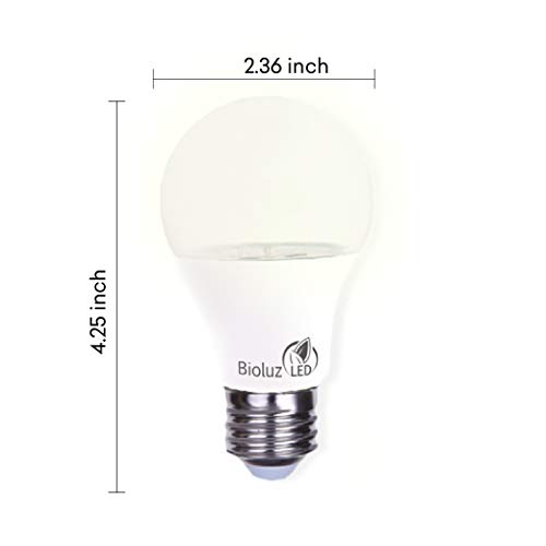 Bioluz Led Full Spectrum Grow Light Bulbs For Indoor Plants A19 Led 3 Pack #TOP1