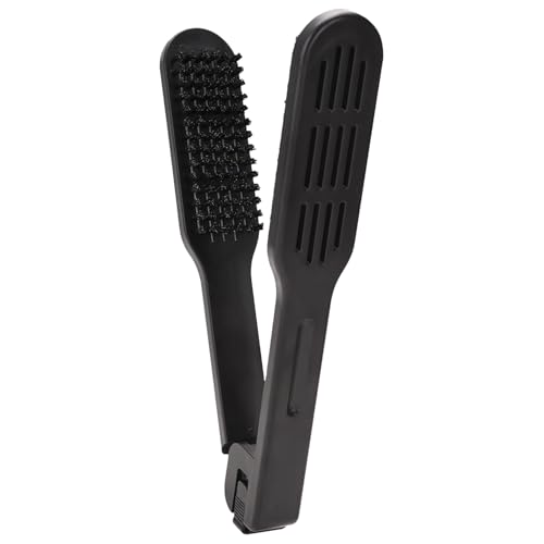 Cepillo para el pelo con cerdas de , cepillo a ambos lados con cerdas naturales, cuidado del cabello, herramienta de peinado alisadora para adolescentes, mujeres y niñas