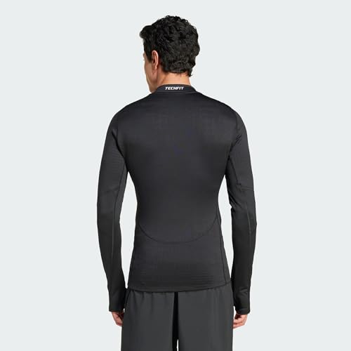Haut de compression homme adidas Techfit Cold Ready isolant et anti-transpirant - 2