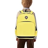 Generisch Deutet - Mochilas infantiles ligeras y resistentes para niños y niñas, para viajes, estudios, uso diario, cómodas, para estudiantes, mochilas infantiles, amarillo, B