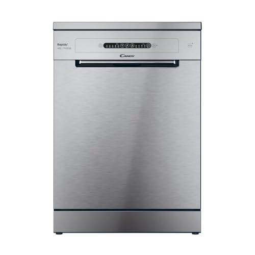 Candy RapidÓ CF 4E7L0X Spülmaschine, 14 Decken, Maxi TUB und Maxi Ladle, Wi-Fi + BLE, verbunden, 5 Programme, Klasse E, 59,7 x 59,8 x...